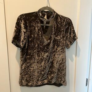Madewell velvet top